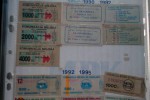Bilety w latach 1990-1995